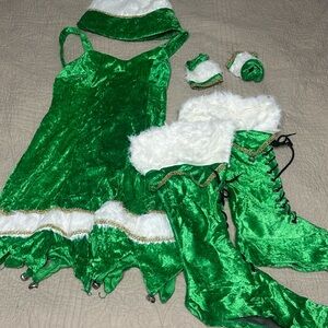 Green Elf Costume set